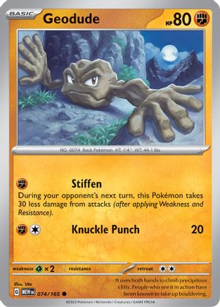 Geodude (074/165) [Scarlet & Violet 151] | Silver Goblin