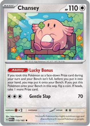 Chansey (113/165) [Scarlet & Violet 151] | Silver Goblin