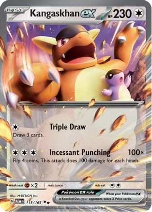 Kangaskhan ex - 115/165 (115) Holofoil - SV Scarlet & Violet 151