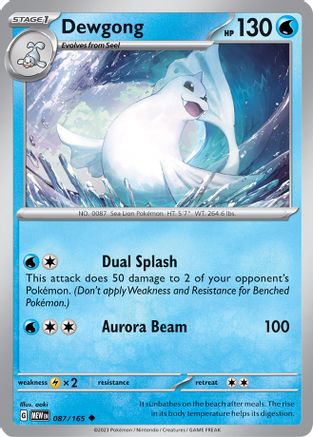 Dewgong (87) Reverse Holofoil - 151