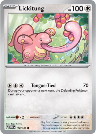 Lickitung (108/165) [Scarlet & Violet 151] | Silver Goblin