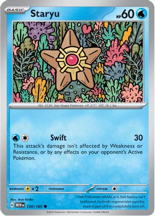 Staryu (120/165) [Scarlet & Violet 151] Reverse Holofoil