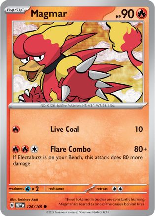 Magmar (126/165) [Scarlet & Violet 151] | Silver Goblin