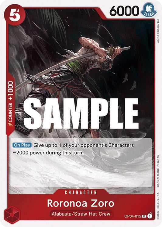 Roronoa Zoro (OP04-015) Foil