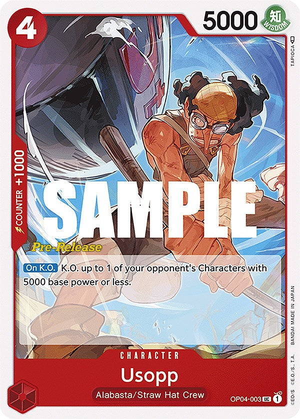 Usopp [Kingdoms of Intrigue Pre-Release Cards] | Silver Goblin