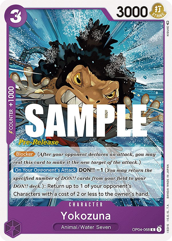 Yokozuna  (OP04-068) - Kingdoms of Intrigue Pre-Release Cards