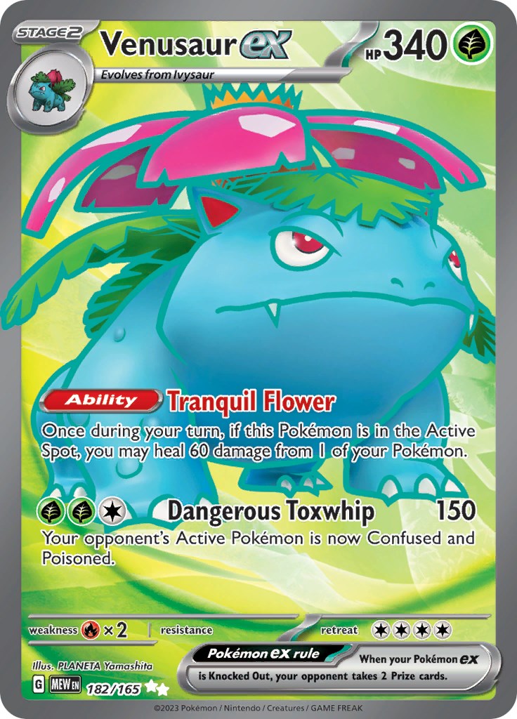 Venusaur ex (182/165) [Scarlet & Violet: 151] | Silver Goblin