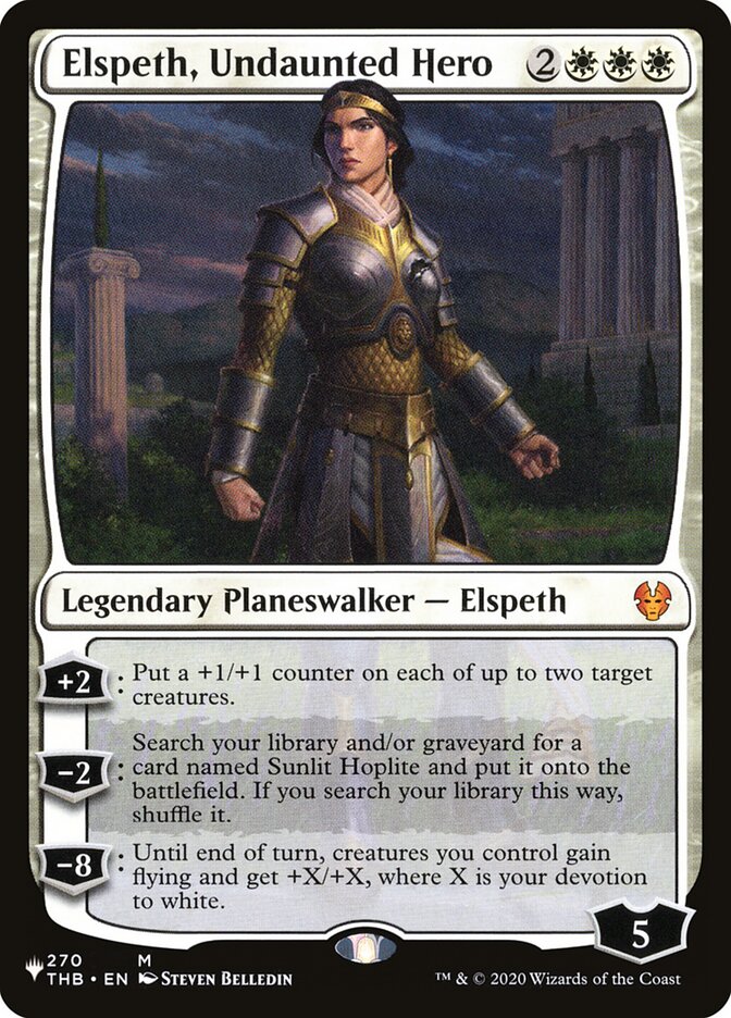 Elspeth, Undaunted Hero [The List] | Silver Goblin