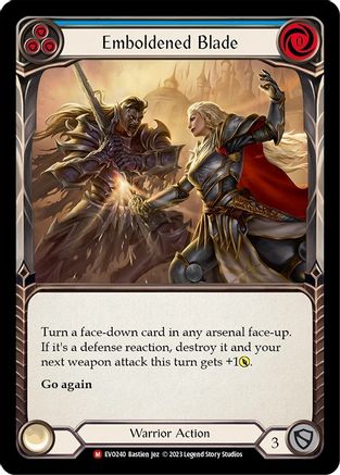 Emboldened Blade (EVO240) Rainbow Foil - Bright Lights