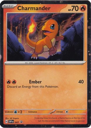 Charmander - 047 (Cosmos Holo) (47) Holofoil - SV Scarlet & Violet Promo Cards