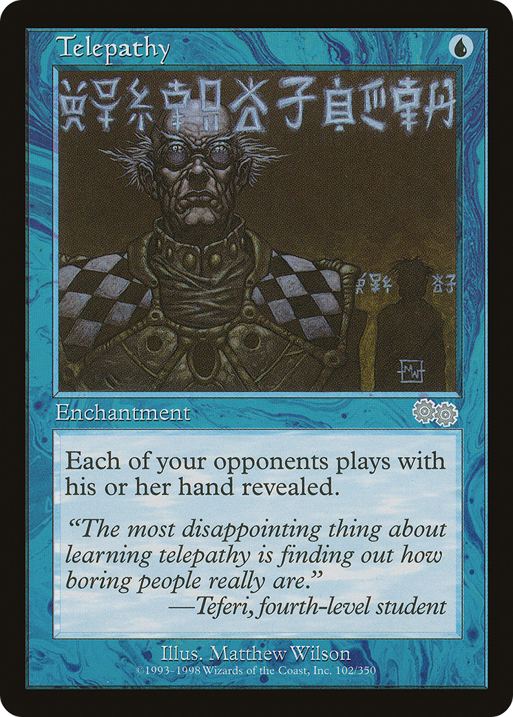 Telepathy [Urza's Saga] | Silver Goblin