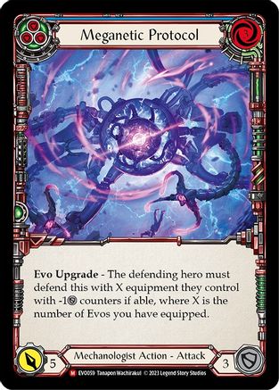 Meganetic Protocol (EVO059) Rainbow Foil - Bright Lights