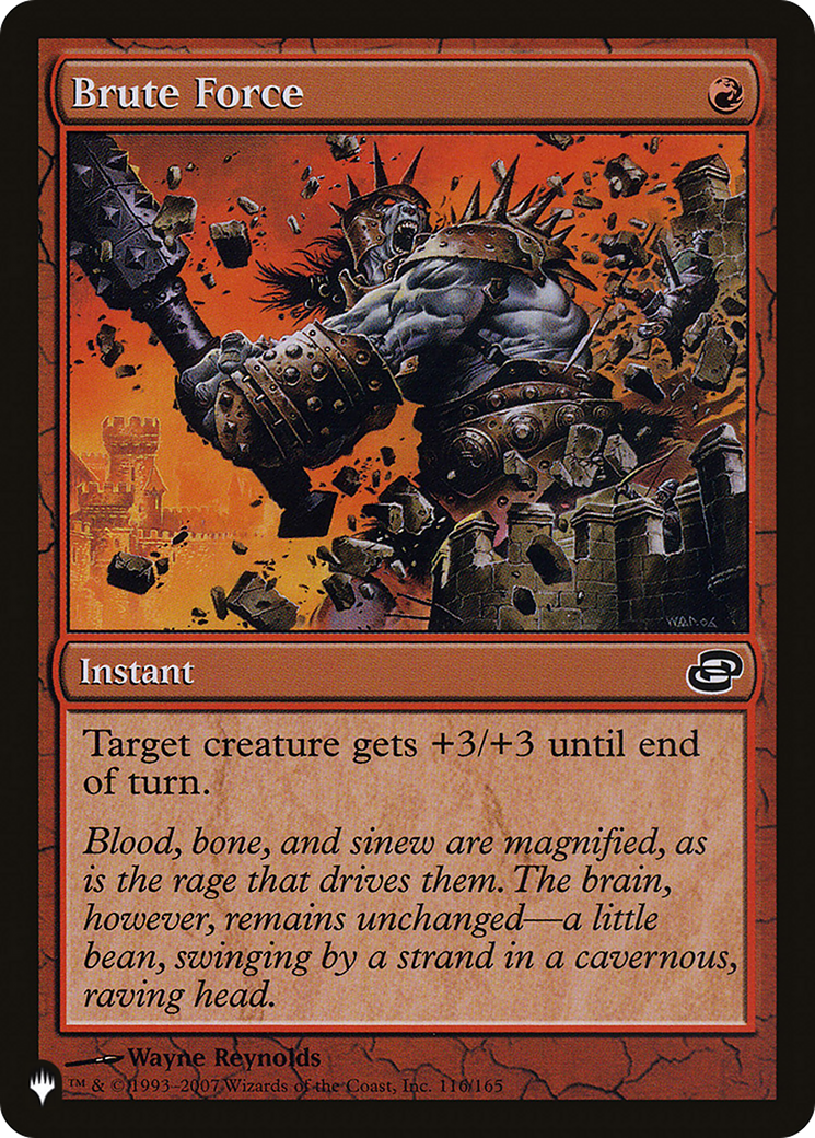 Brute Force [The List Reprints] | Silver Goblin