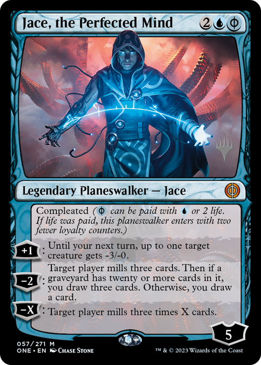 Jace, the Perfected Mind (Promo Pack) [Phyrexia: All Will Be One Promos] Foil