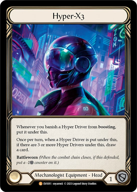 Hyper-X3 [EVO011] (Bright Lights)  Rainbow Foil | Silver Goblin