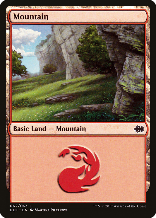 Mountain (62) [Duel Decks: Merfolk vs. Goblins]