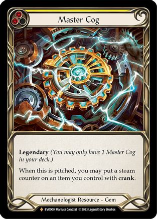 Master Cog (EVO000) Cold Foil - Bright Lights