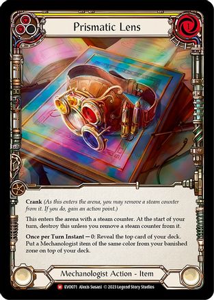 Prismatic Lens (EVO071) Rainbow Foil - Bright Lights