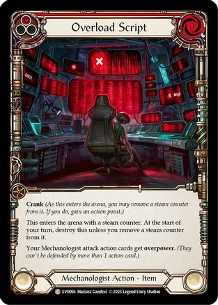 Overload Script (EVO096) Rainbow Foil - Bright Lights