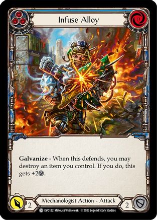 Infuse Alloy (Blue) (EVO122) Rainbow Foil - Bright Lights