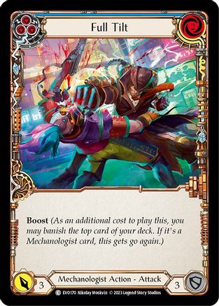 Full Tilt (Blue) (EVO170) Rainbow Foil - Bright Lights