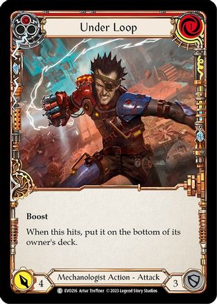 Under Loop (Red) (EVO216) Rainbow Foil - Bright Lights