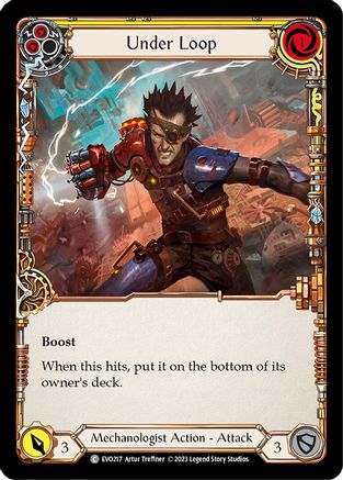 Under Loop (Yellow) (EVO217) Rainbow Foil - Bright Lights