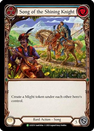 Song of the Shining Knight - LGS219 (LGS219) Rainbow Foil - Flesh and Blood: Promo Cards