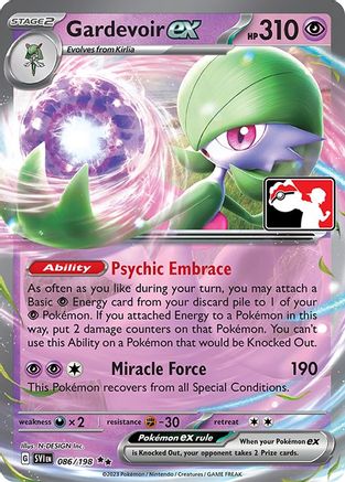 Gardevoir ex (086/198) [Prize Pack Series Three] | Silver Goblin