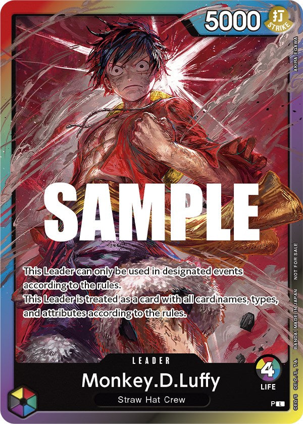 Monkey.D.Luffy (Leader Pack) (Sealed Battle 2023 Vol. 1) [One Piece Promotion Cards] | Silver Goblin