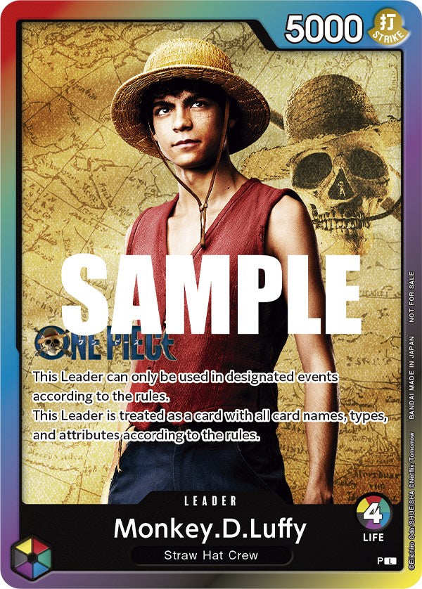 Monkey.D.Luffy (Leader Pack - Live Action) (Sealed Battle 2023 Vol. 1) [One Piece Promotion Cards] | Silver Goblin