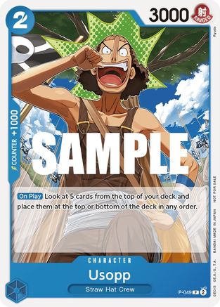 Usopp (Sealed Battle Kit Vol. 1)  (P-049) - One Piece Promotion Cards | Silver Goblin