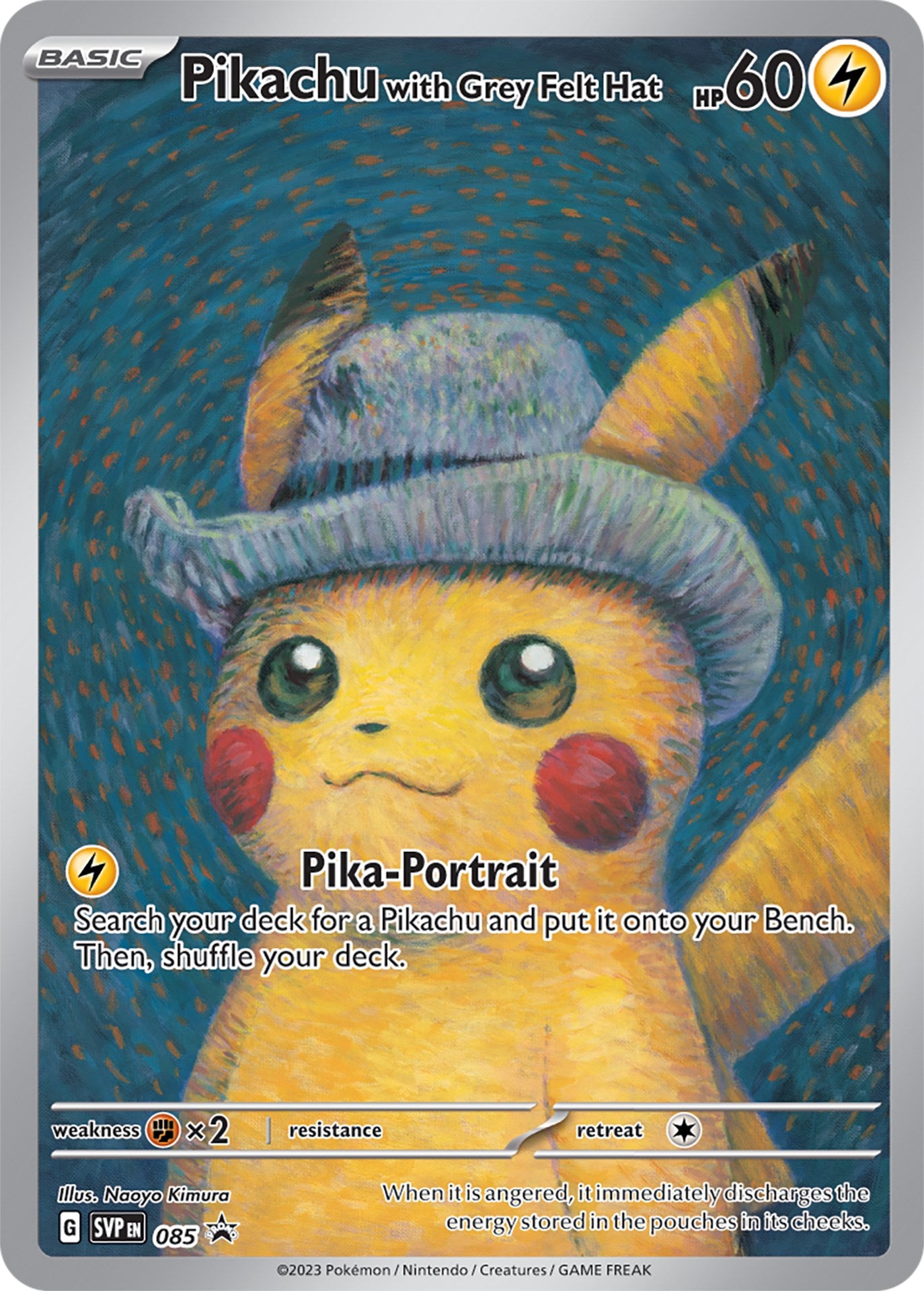 Pikachu with Grey Felt Hat (085) [Scarlet & Violet: Black Star Promos] | Silver Goblin