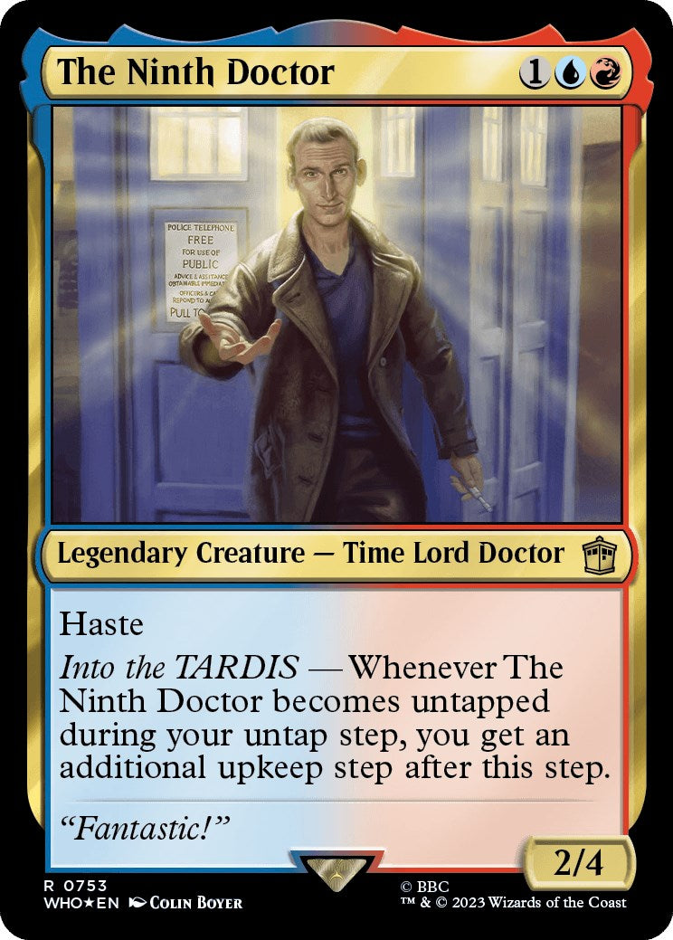 The Ninth Doctor (Surge Foil) [Doctor Who] | Silver Goblin