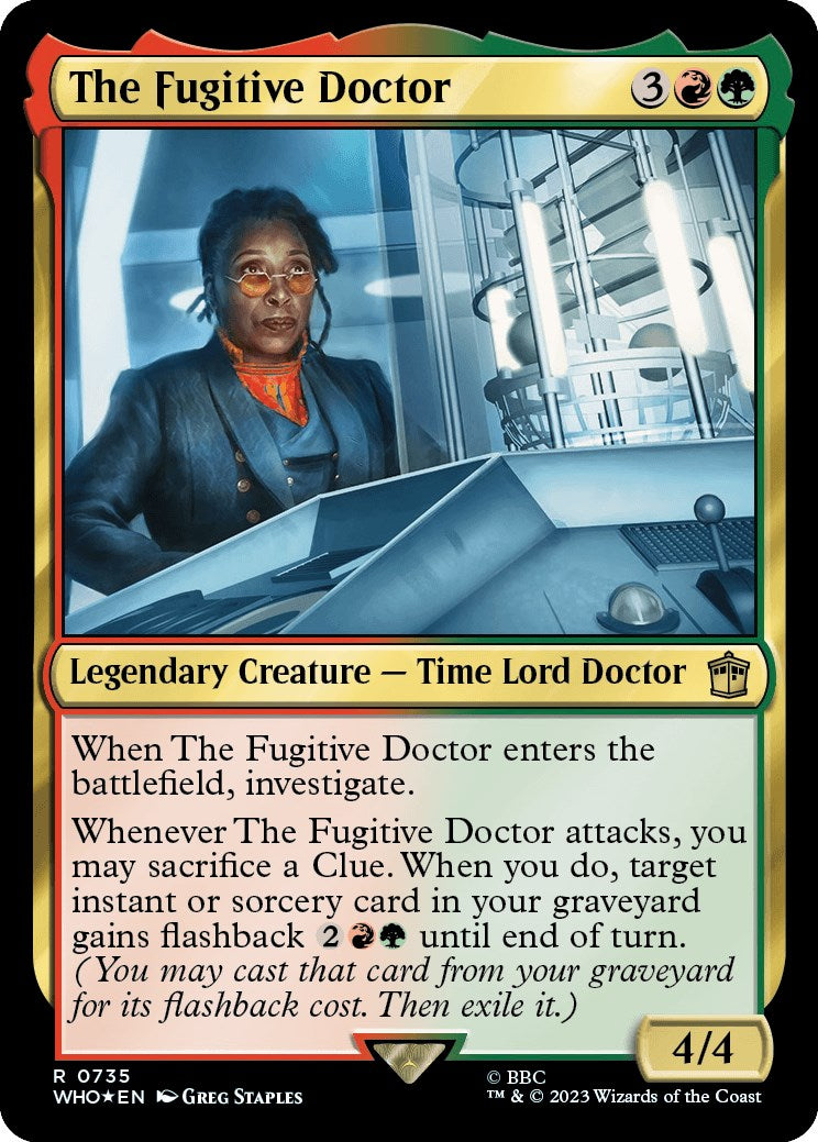 The Fugitive Doctor (Surge Foil) [Doctor Who] | Silver Goblin