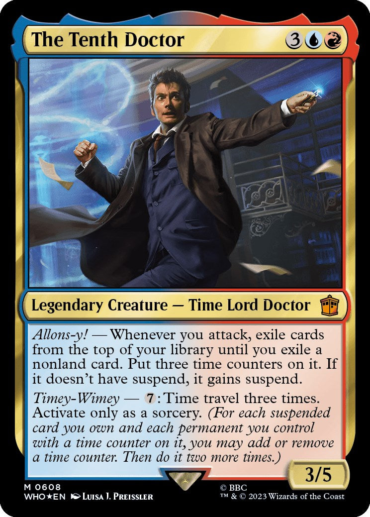 The Tenth Doctor (Surge Foil) [Doctor Who] | Silver Goblin