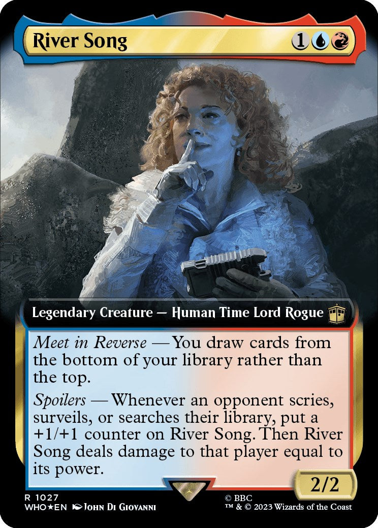 River Song (Extended Art) (Surge Foil) [Doctor Who] | Silver Goblin