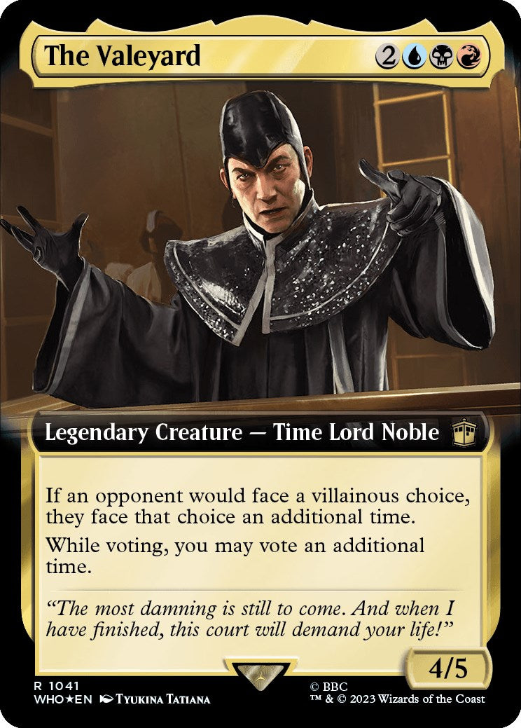 The Valeyard (Extended Art) (Surge Foil) [Doctor Who] | Silver Goblin
