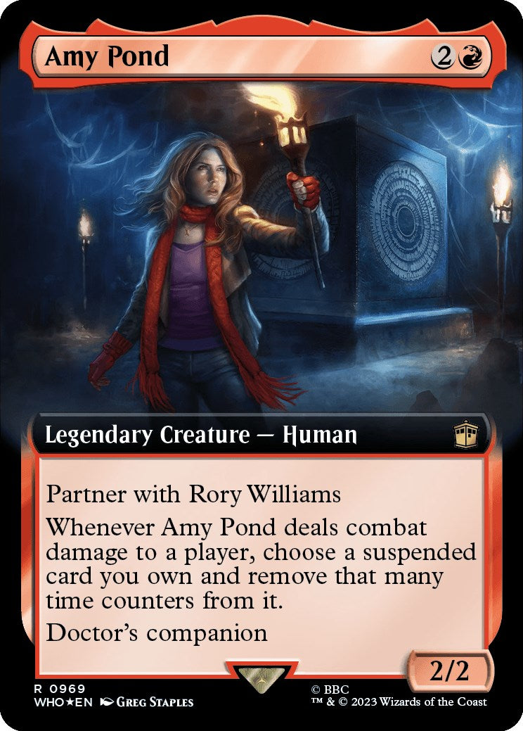 Amy Pond (Extended Art) (Surge Foil) [Doctor Who] | Silver Goblin