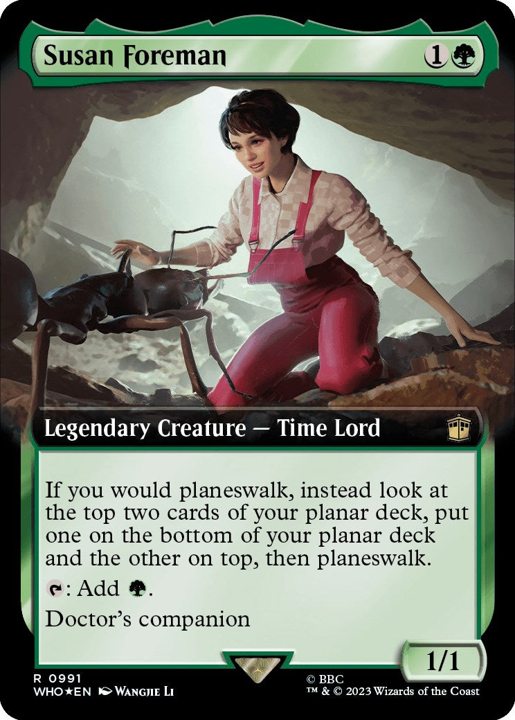 Susan Foreman (Extended Art) (Surge Foil) [Doctor Who] | Silver Goblin