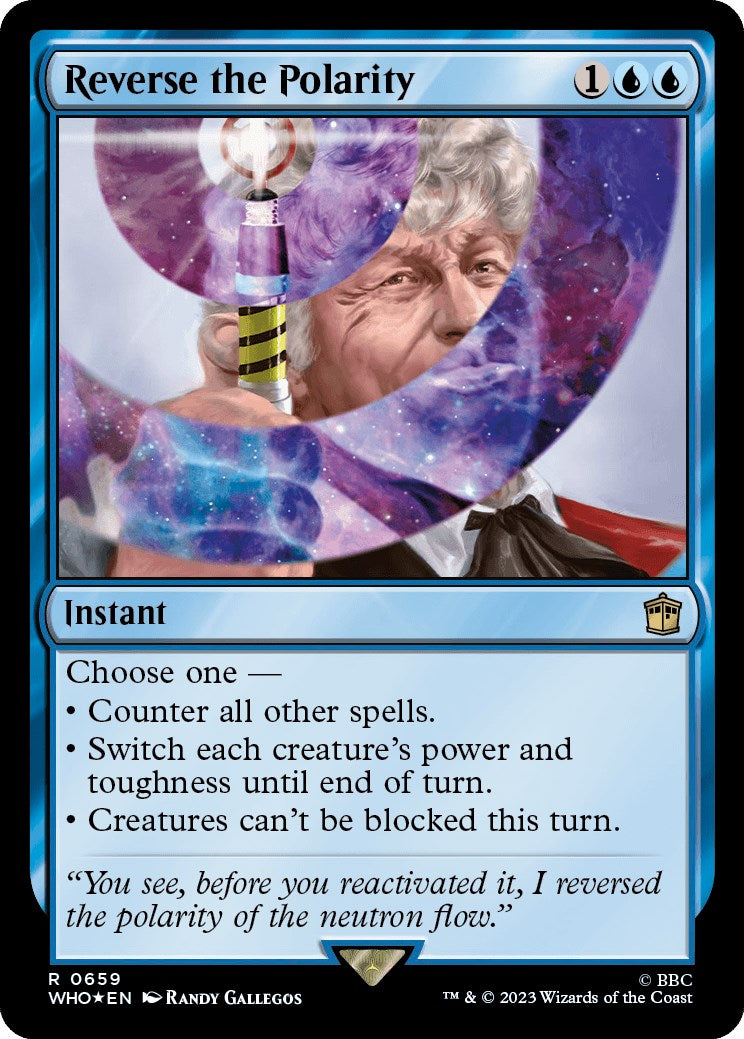 Reverse the Polarity (Surge Foil) [Doctor Who] | Silver Goblin