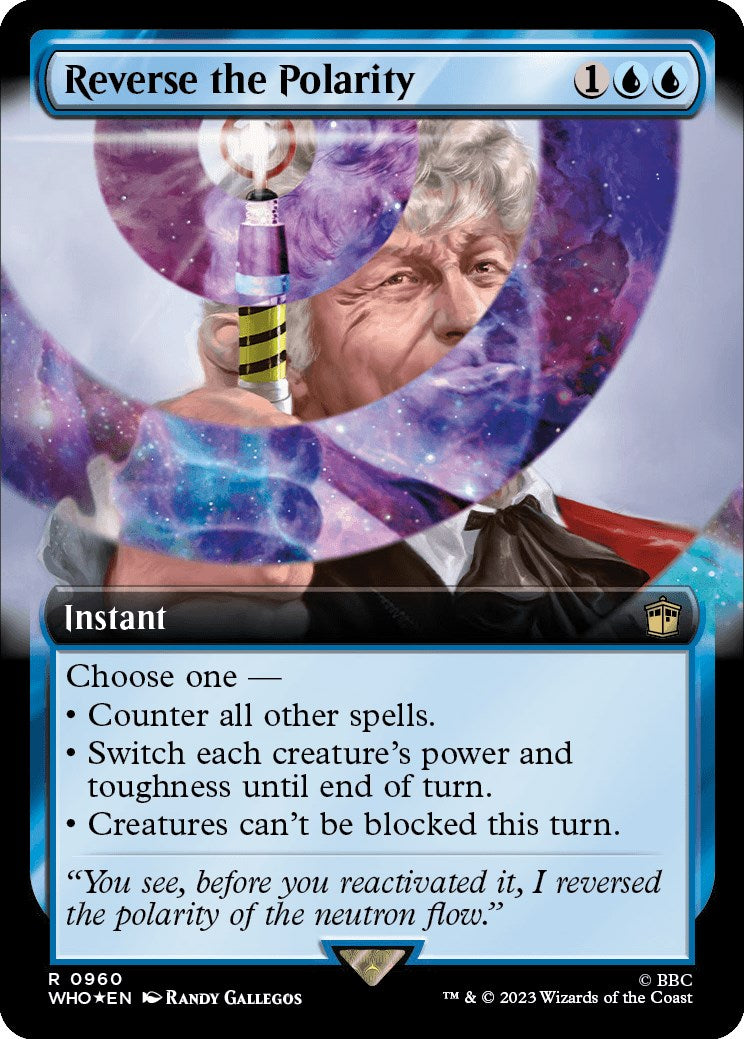 Reverse the Polarity (Extended Art) (Surge Foil) [Doctor Who] | Silver Goblin