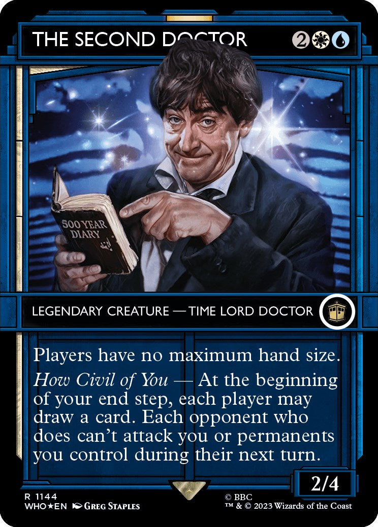 The Second Doctor (Showcase) (Surge Foil) [Doctor Who] | Silver Goblin