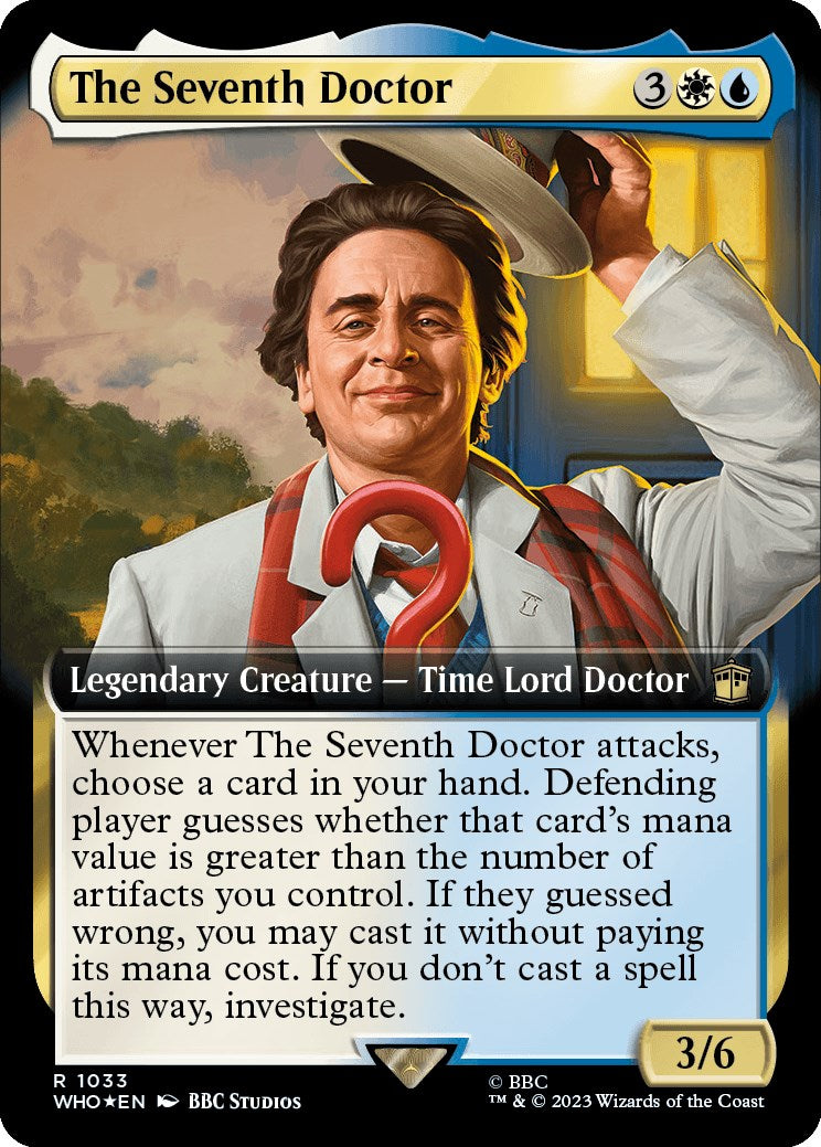 The Seventh Doctor (Extended Art) (Surge Foil) [Doctor Who] | Silver Goblin