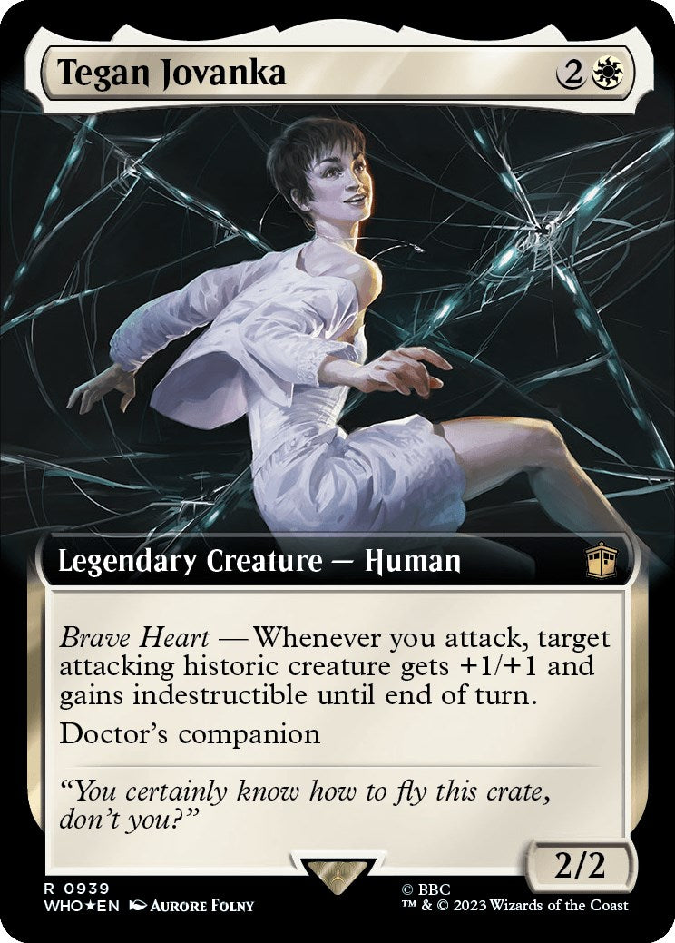 Tegan Jovanka (Extended Art) (Surge Foil) [Doctor Who] | Silver Goblin