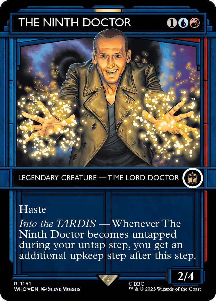 The Ninth Doctor (Showcase) (Surge Foil) [Doctor Who] | Silver Goblin