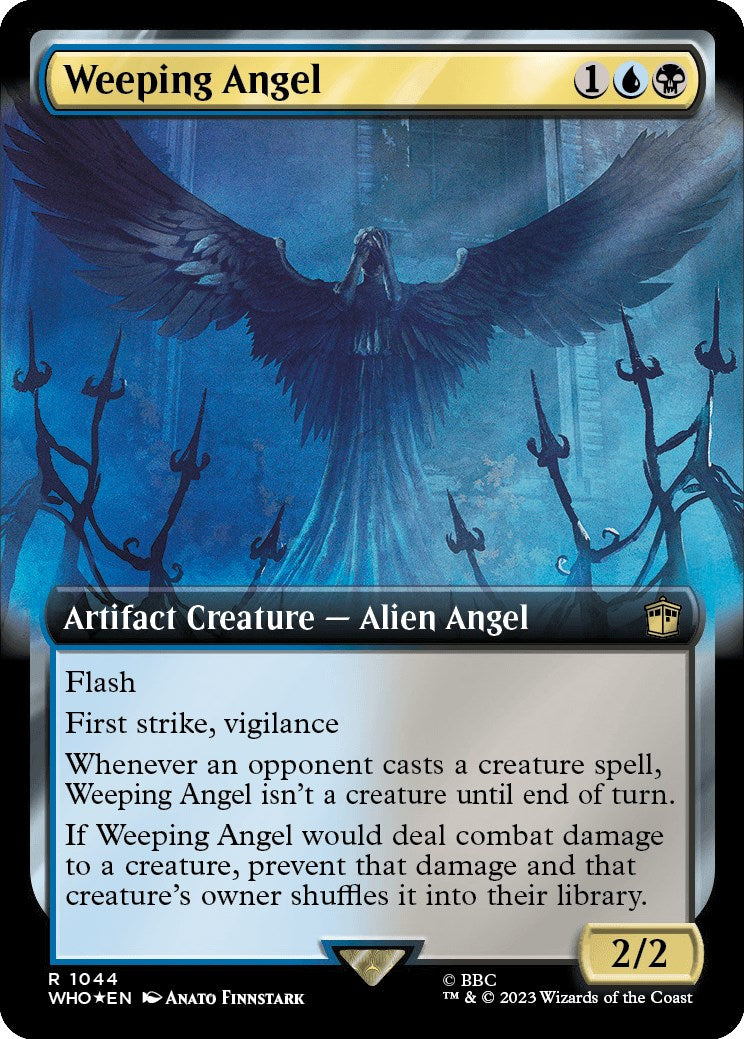 Weeping Angel (Extended Art) (Surge Foil) [Doctor Who] | Silver Goblin