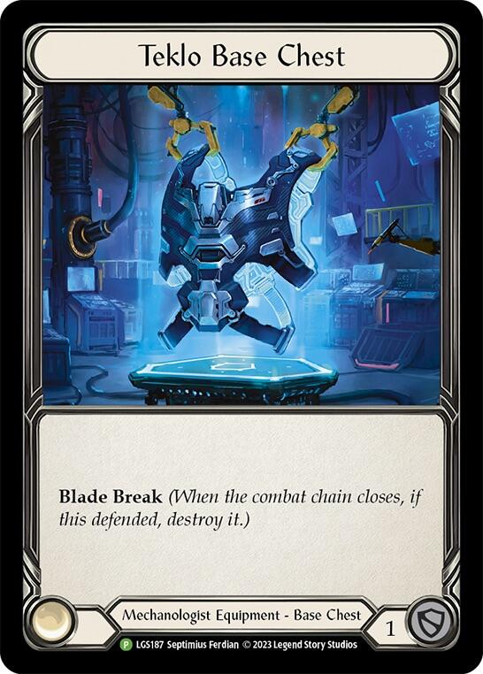 Teklo Base Chest [LGS187] (Promo)  Cold Foil | Silver Goblin