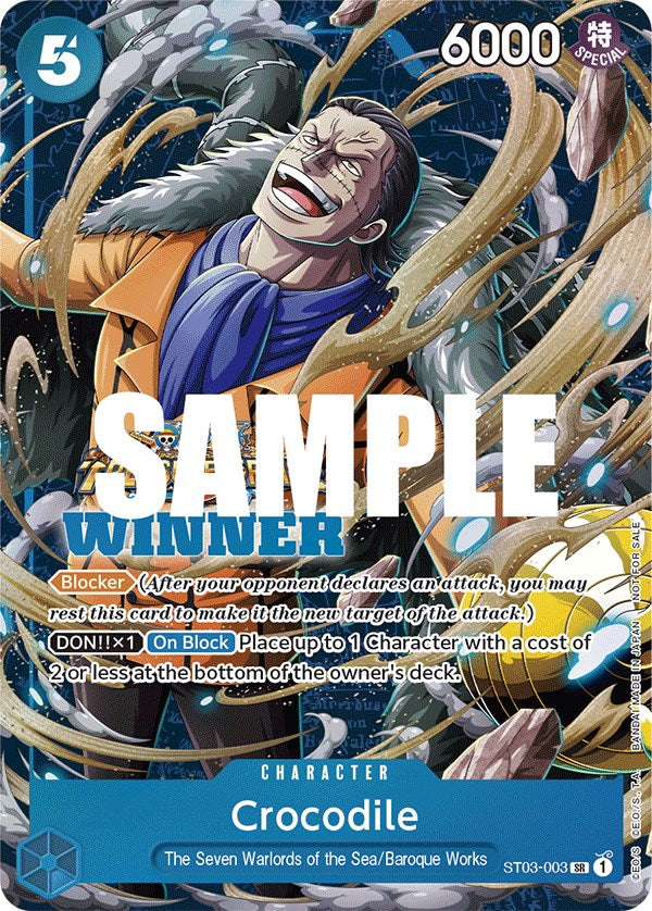 Crocodile (Winner Pack Vol. 5) [One Piece Promotion Cards] | Silver Goblin