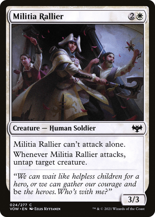 Militia Rallier [Innistrad: Crimson Vow] Foil